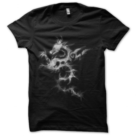 tee shirt smoke dragon noir