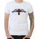 tee shirt cross design art blanc