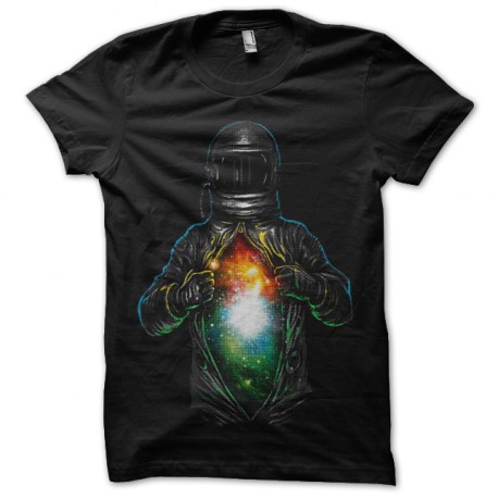 tee shirt spaceman design art noir