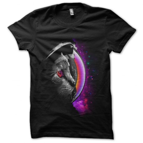tee shirt spacecat noir