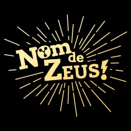 Tee Shirt BTTF Nom de Zeus Noir