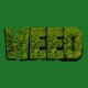 tee shirt weed vert
