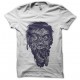 tee shirt geek zombie blanc