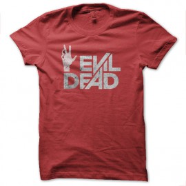tee shirt evil dead vintage rouge