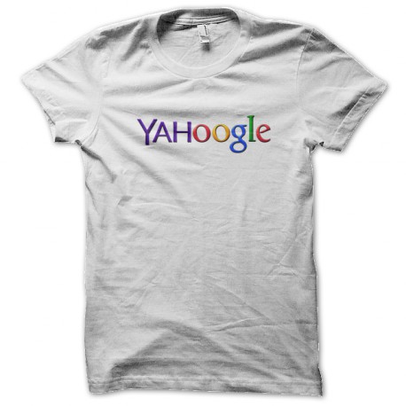 tee shirt yahoogle blanc