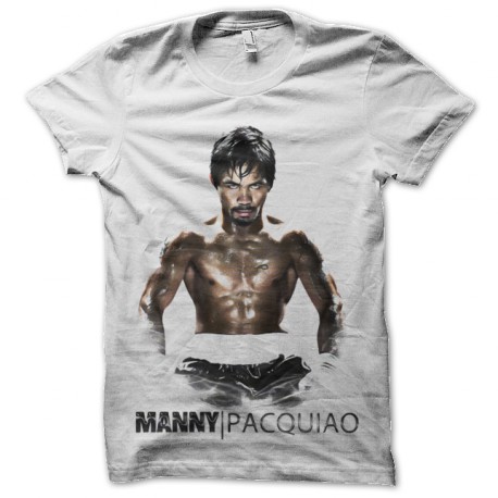 tee shirt Manny pacquiao blanc
