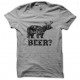 tee shirt Beer gris