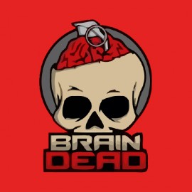 tee shirt braindead grenade rouge
