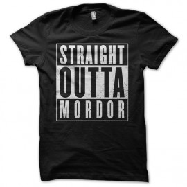 tee shirt Lord of the rings - Mordor noir mixtes tous ages