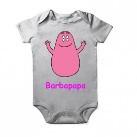 grenouillère Barbapapa personnalisable pour bebe
