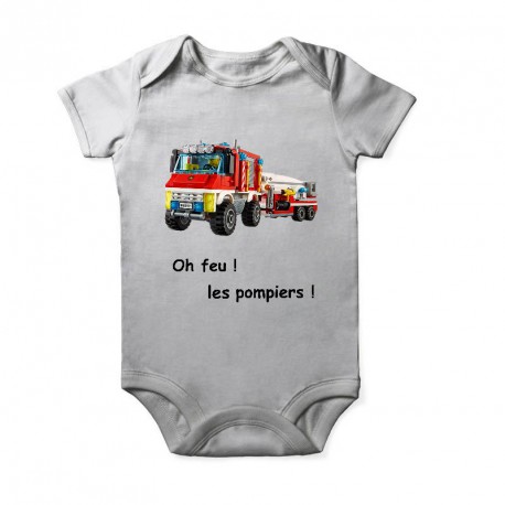 body camion pompier pour enfant pour bebe