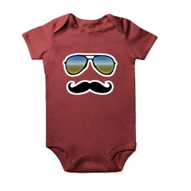 Body lunette aviator pour bébé Baby Rouge Courtes