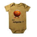 Body orange sanguine pour bébé Baby Or Courtes