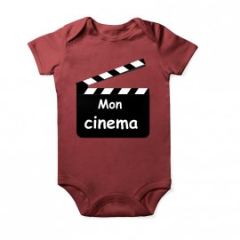Body cinema pour bébé Baby Rouge Courtes